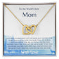 Mom_Its Been A While_Interlocking Hearts Necklace