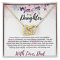 Daughter_from Dad_If ever there is a tomorrow Interlocking Hearts Necklace