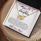 Daughter_from Dad_If ever there is a tomorrow Interlocking Hearts Necklace