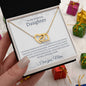 Daughter_On your journey in life Interlocking Hearts Necklace