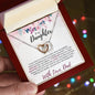Daughter_from Dad_If ever there is a tomorrow Interlocking Hearts Necklace