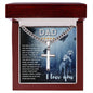 Dad_You Are So Special To Me_Artisan Cross on Cuban link Chain