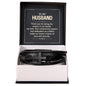 Husband_Thank you for being the anchor in our family_Men's Cross Bracelet
