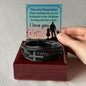 Husband_The only_Men's Cross Bracelet