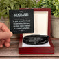Husband_In your arms_Men's Cross Bracelet