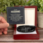 Husband_Thank you for being the anchor in our family_Men's Cross Bracelet