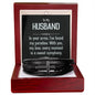Husband_In your arms_Men's Cross Bracelet