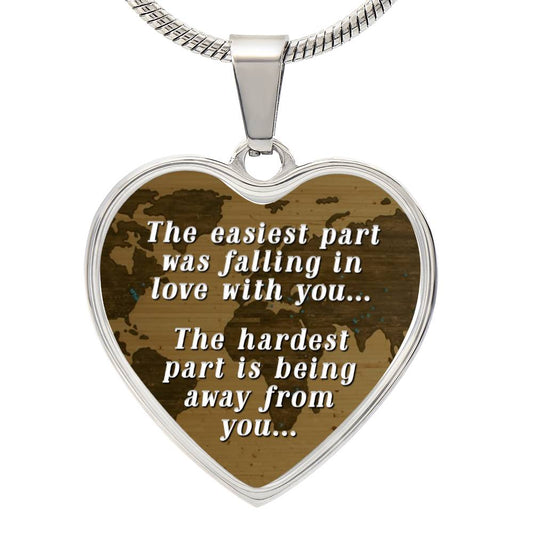 Wife_The Easiest Part_Graphic Heart Necklace