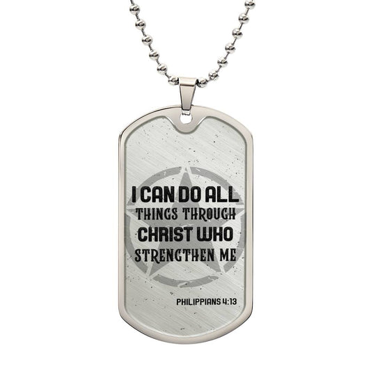 Son_I Can Do All Things_Dog Tag_Engraving