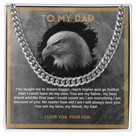 Dad_You Taught Me To Dream_Cuban Link Chain