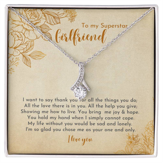 Girlfriend | I Want To Say Thank You | Alluring Beauty Necklace