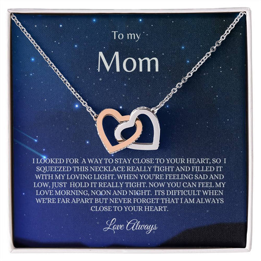 Mom_I Looked For A Way_Interlocking Hearts Necklace