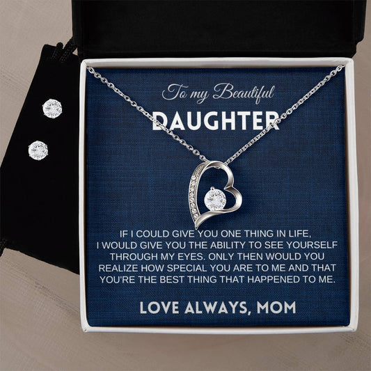 Daughter_from Mom_If I could give you one thing in life_Forever Love Necklace