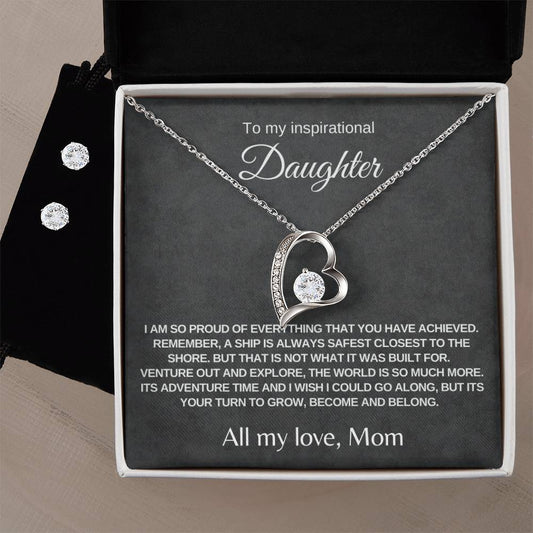 Daughter_from Mom_ I am so proud_Forever Love Necklace