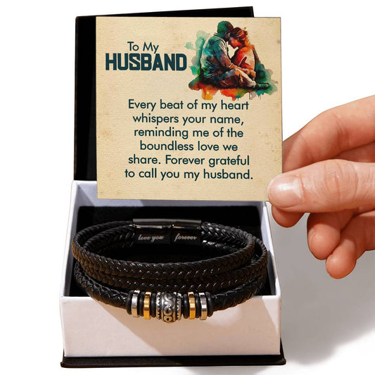 Husband_Every Beat Of My Heart_Love You Forever Bracelet