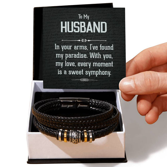 Husband_In Your Arms_Love You Forever Bracelet