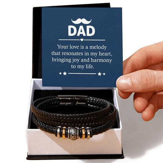 Dad_You Love Is A Melody_Love You Forever Bracelet