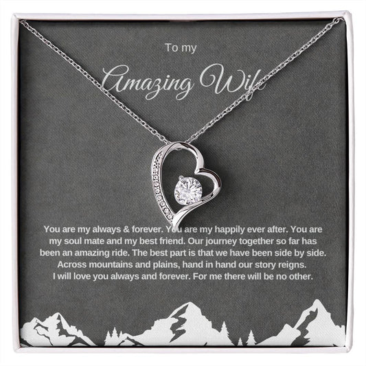 Wife | You Are My Always & Forever | Forever Love Necklace